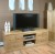 Mobel Oak Widescreen Television Cabinet