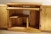 Mottisfont Waxed Computer Cupboard