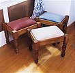 Mottisfont Waxed Dressing Table Stool