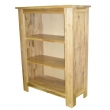 Waverley Oak Narrow Low Bookcase with 2 shelves