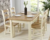 Provencal Kitchen Dining Table - 150cm & 4 or 6 Provencal Chairs