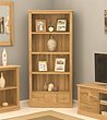 Mobel Oak Large 3 Drawer Bookcase