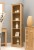Mobel Oak Narrow Bookcase