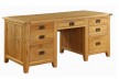 Vancouver 7 Drawer Twin Pedestal Desk