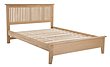 Balmain Oak Slatted Back Bed - Single, Double or King Size