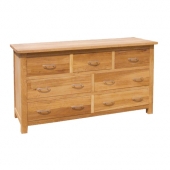 Brooklyn Contemporary Oak 7 Drawer Chest 