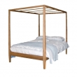 Coach House Brooklyn Oak Four-Poster Bed