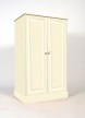 One Range Low Double Full Hanging Wardrobe - Painted or Painted/Pine