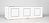 One Range Top Box for Triple Wardrobe - Painted or Painted/Pine