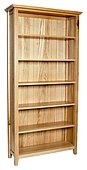 Hereford Rustic Oak 6ft x 3ft Bookcase  