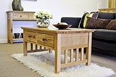 Hereford Rustic Oak Coffee Table
