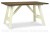 Coniston Two Tone Extending Dining Table - 1400-2120mm 