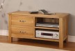 Havana Oak TV and DVD Cabinet - Blonde