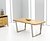 Flavia Oak &amp; Brushed Steel Dining Table - 180cm &amp;  6 Astoria Chairs - Black, Brown or Cream Leather Seats