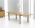 Altino Oak &amp; Brushed Steel Extending Dining Table - 180-270cm &amp; 6 Girona Chairs - Black, Brown or Cream Seats