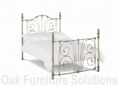 Rebecca Antique Brass Bedstead - 135cm- Double & 150cm - King Size