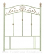 Angelica Fossilstone/Antique Gold Accent Headboard - 90cm - Single