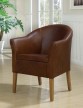 Boston Armchair in Antique Leather 