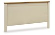 Intone Painted & Oak Square Panel Headboard - Single, Double or King Size - choice of colours 