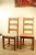 Mottisfont Rectory Rush or Solid Seat Dining Chairs - Beech, Painted or Oak - Pair 