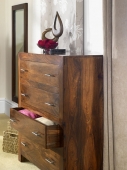 Cuba Sheesham 4 Drawer Chest 