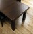 Akita Walnut 6-8 Seater Extending Dining Table &amp; 6 Brown Leather Tapered Back Chairs 