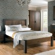 Lyon Walnut Double Bedstead (Sprung Slats)