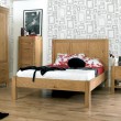 Lyon Oak Double Bedstead (Sprung Slats)