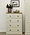 Intone Painted &amp; Oak 3+2 All Deep Drawer Wide Chest - choice of colours 