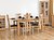 Westfield Oak Dining Chair with Leather Seat - Pair