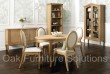 Amore Oak 4 Seater Dining Table & 4 Amore Oak Dining Chairs