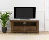 Palermo Dark Oak Medium 2 Drawer TV Unit