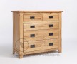 Westbury Reclaimed Oak 2 over 3 Chest of Drawers