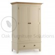 Camden Painted Pine & Ash Wardrobe with Drawer