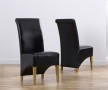 Castillo Oak Extending Dining Table &amp; 8 Palermo Leather Chairs - Cream, Black or Brown
