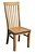 Newtown Oak Timber Seat Dining Chair - Pair 