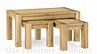 Lyon Oak Nest of Coffee Tables