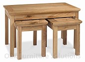 Provence Oak Nest of Coffee Tables 