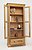 Bordeaux Oak Display Cabinet