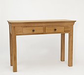 Bordeaux Oak 2 Drawer Console Table