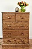 Shire Oak 3+2 All Deep Drawer Slim Chest