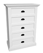Belgravia Painted 5 Drawer Tall Chest