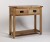 Westbury Reclaimed Oak 2 Drawer Console Table