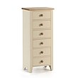 Camden Painted Pine & Ash 6 Drawer Wellington Chest of Drawers