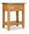 Hereford Oak 1 Drawer Bedside Cabinet
