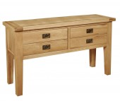 Chiltern Grand Oak 4 Drawer Hall Table