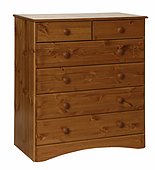 Scandi Pine 2+4 Drawer Chest 